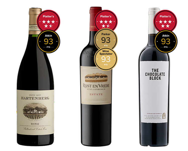 Customer Favorites Collection: Best-Selling South African Wines (3x 0,75L)