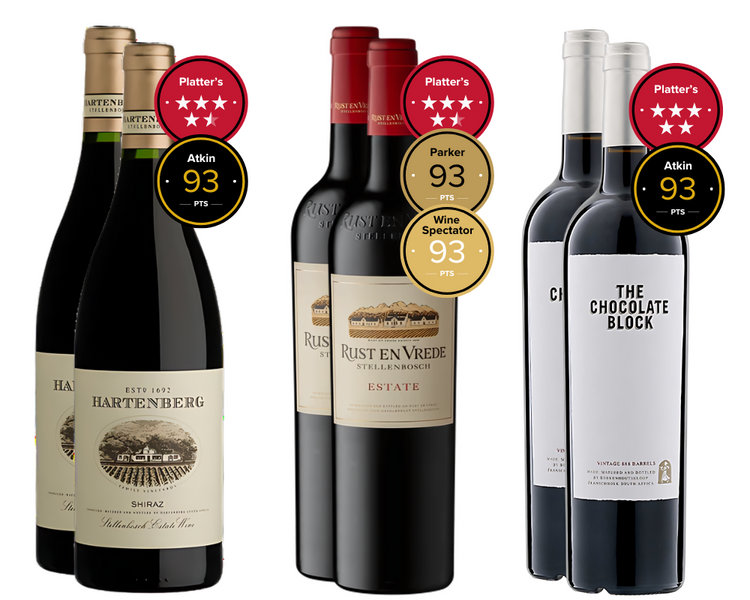 Customer Favorites Collection: Best-Selling South African Wines (6x 0,75L)