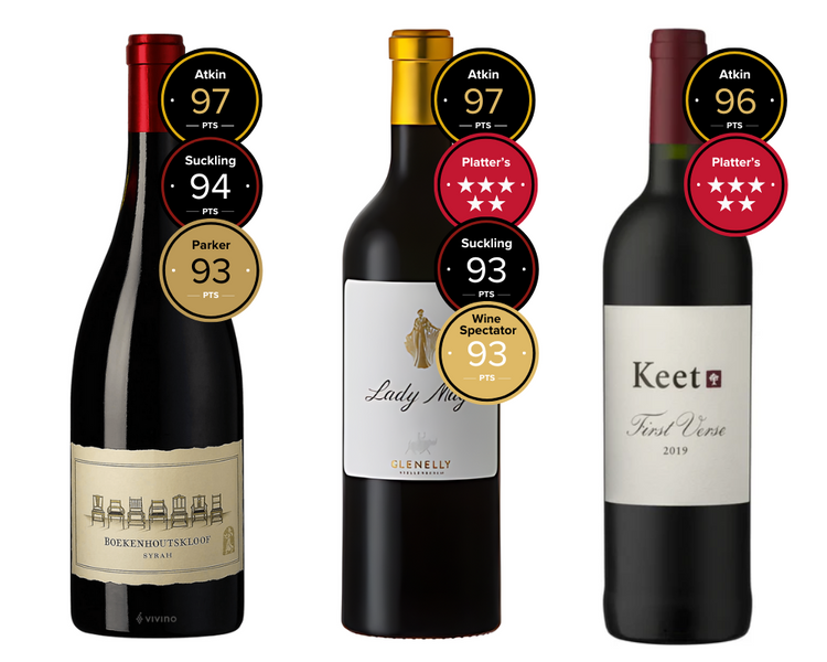 Prestige Collection: Award-Winning South African Wines (3x 0,75L)